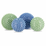Massažipallide komplekt Spokey Grespi Duo, 4 tk, 2x6,5 cm + 2x9 cm, sinine/roheline
