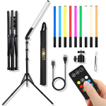 USB-laetav RGB valguspulk puldi ja statiiviga LIVMAN RK-76