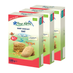 &Ouml;koloogilised kaerahelvestest t&auml;istera k&uuml;psised FLEUR ALPINE, alates 9 kuud, 120 g x 3 tk.