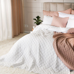 Dekoratiivne voodikate, Markizeta, 170x210 cm, valge