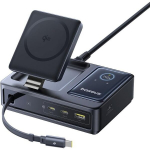 5-in-1 juhtmevaba laadimisjaam, 140 W - Baseus Nomos (P1017090902123-00) - Must