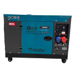 Vaikne diiselgeneraator GTM15000SDE 15KW, veejahutusega, 3 faasi, AVR