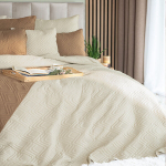 Dekoratiivne voodikate, Markizeta, 220x240 cm, liivakarva