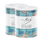 Vaha depilatsiooniks Italwax TIN LIPO WAX FLEX Aquamarine, 800g x2