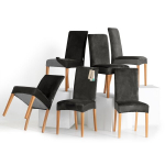 Toolikatete komplekt Restilo Stretch Sento, 6 tk, tumehall