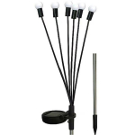 Maasse paigaldatav v&auml;lisvalgusti Saska Garden 1053264, must