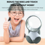 Laua, kaasaskantav USB multifunktsionaalne ventilaator, ilma labadeta ja helik&otilde;laritega