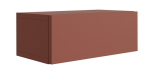 Magamistoa m&ouml;&ouml;bel, 3XE LIVING, seinakinnitusega &ouml;&ouml;kapp sahtliga &ndash; sile esipaneel, telliskivipunane, 40 x 20 x 16 cm, 1 tk.