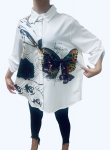 Naiste pluus, Made in Italy, valge, L/XL