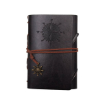 Nahast tumepruuni kaanega m&auml;rkmik, 14,5x10 cm