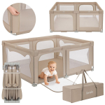 Laste m&auml;nguv&auml;ljak Florence Easy Fold, 150x180 cm, Lionelo Beige Sand