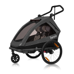 Jalgratta haagis CAMA, Grey Graphite, Lionelo