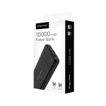 Akupank 10 000 mAh akupank (Power Bank): 2&times; USB-A, USB-C, micro USB, LED-indikaator, Kruger&Matz