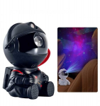 Happy People Andy istuv astronaut LED-galaktika valgusega