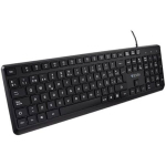 V7 KU350ES Hispaania USB klaviatuur must