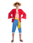 D&eacute;guisement One Piece Luffy adulte - MY OTHER ME FUN COMPANY, SL. - Noir - Pour Carnaval et f&ecirc;tes costum&eacute;es
