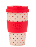 QuyCup kruus 400 ml RePET, Pois red