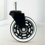 5x kummist kontoritooli rattad, 11 mm