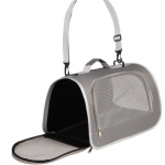 Transpordikott kassidele ja koertele Furrever Friends, hall, 40x26x25 cm