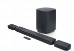 JBL BAR 1000 MkII heliriba, must, 7.1.4-kanaliline, juhtmeta subwoofer, 4K, Dolby Atmos, HDMI eARC, DTS:X, MultiBea 3.0