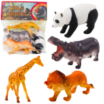 Safari loomade kujukeste komplekt Lean Toys, 4 tk.