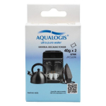 Aqualogis katlakivi eemaldamise pulber kohvimasinatele, 2x40g