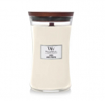 L&otilde;hnak&uuml;&uuml;nal - Woodwick - Clessidra Grande - 610g - Vegan - Jasmiini-ilangi aroom