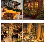 Airi Lauko J&otilde;ulu valgusketid 200 LED, 15 meetrit soe valge valgus