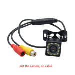 Laia nurgaga hd auto tahavaatekaamera 12 led-iga