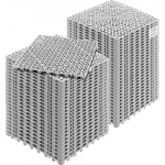 Modulaarne drenaažiplaat Vevor, 30x30 cm, hall, 55tk