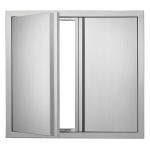 Grilljuurdep&auml;&auml;suluuk 660x610 mm, roostevaba teras