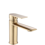 Valamu segisti Brush Gold Izlietnes jaucējkrāns Veneta Low Praustuvo mai&scaron;ytuvas Rea Veneta Low Brush Gold