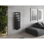 Mexen Alaska dekoratiivradiaator, 1216 x 440 mm, 542 W, must