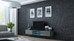 2-osaline TV-lauda eesosade komplekt Cama Meble Vigo Glass, hall