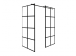 Walk-in du&scaron;iuks Besco Excea Black, 100 x 90 x 190 cm