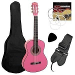 SoloArt Junior 1/4-suuruses kitarr, roosa
