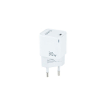 TOOQ TQWC-GANPD30WT - Seinale laadija GAN-tehnoloogiaga, USB-C PD 30W, kiire laadija, valge v&auml;rv