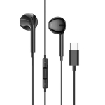 Borofone Earphones BM80 Magnificent with microphone Type C black