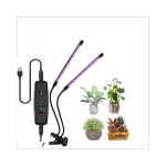 LED Grow Light Plant Grow Light T&auml;isspektriga taimekasvatusvalgusti Siseruumides kasvuvalgusti Klambriga punane sinine 2 pea