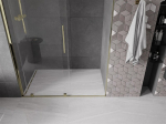 Mexen Velar l&uuml;kand du&scaron;iuks 130 cm, l&auml;bipaistev, kuldne - 871-130-000-01-50