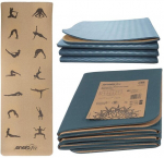 Kokkupandav joogamatt Enero Fit, 183&times;61&times;0,4 cm