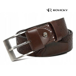 Klassikaline nahast v&ouml;&ouml; mao mustriga PRS-03-BGE koos karbiga