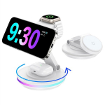 3-&uuml;hes MagSafe laadimisalus, kokkupandav, valge