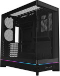 Montech korpus HS02 (must, Tempered Glass x 2)