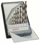 Metalli puuriterade komplekt Bosch HSS-G; 1-10 mm; 10 tk.