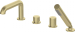 4-osaline Vannitoa kraan Deante Silia Hexa BHS_R14M, Brushed gold