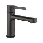 Valamu kraan Laveo Alita Low klik-klak s&uuml;steemiga, Black