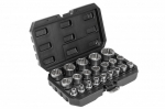 L&uuml;hikeste 1/2" padrunv&otilde;tmete komplekt 12-kant, 8-36mm, HT4R085, Hogert