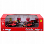 Bburago Ferrari F1 meeskonna komplekt Leclerc-sainz 1:43