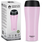 Termotass Mountain Goat TRAVEL 380 ml &ndash; roosa, kompaktne ja stiilne igap&auml;evaseks kasutamiseks